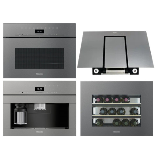 Комплект для кухни в сером цвете БУ CVA 7440 / KWT 7112 / DGC 7440 X / DA 6498 W