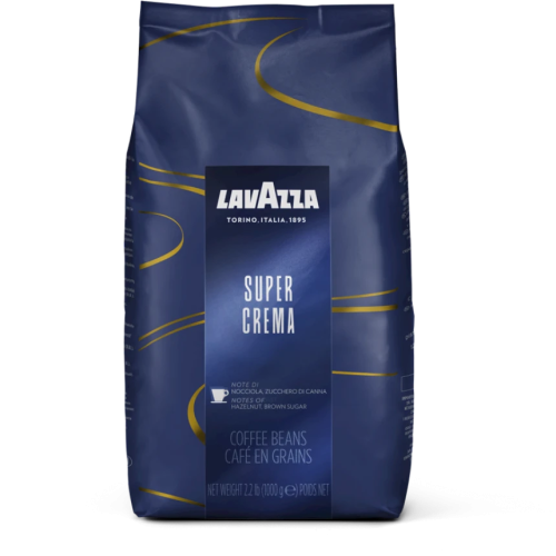 Кава в зернах  Lavazza Super Crema  1 кг