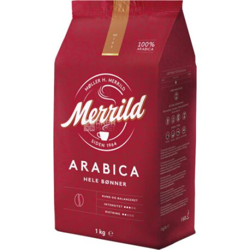Кофе в зернах Lavazza Merrild Arabica 100% 1кг