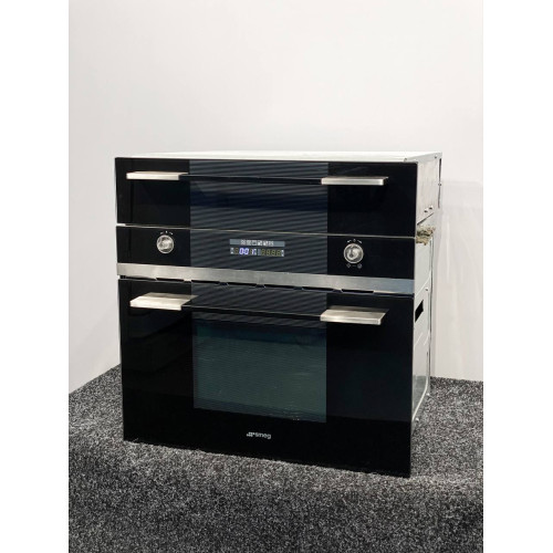 Комплект Микроволновая печь и подогреватель посуды  БУ  SMEG SC 45 MNE2 та SMEG CT15NE-2