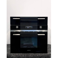 Комплект Микроволновая печь и подогреватель посуды  БУ  SMEG SC 45 MNE2 та SMEG CT15NE-2
