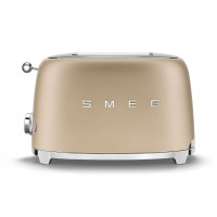 Тостер на 2 ломтика SMEG TSF01CHMEU (матовый шампань)