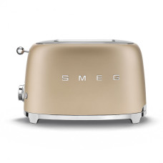 Тостер на 2 ломтика SMEG TSF01CHMEU (матовый шампань)