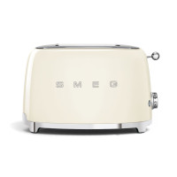 Тостер на 2 ломтика SMEG TSF 01 CREU (бежевый)