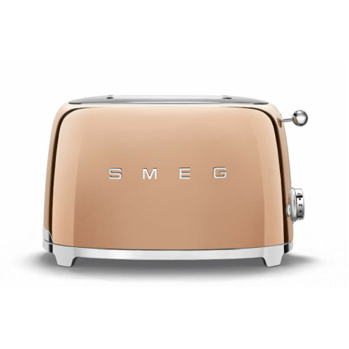 Тостер на 2 ломтика Smeg TSF01RGEU (розовое золото)